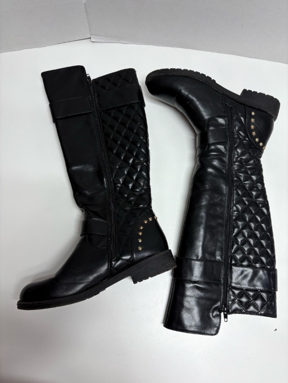 Michael Kors Knee High Black Riding Boots‎ - Size 8. - Picture 4 of 13